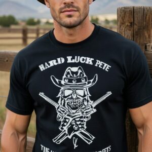 Hard Luck Pete Skull Logo Shirt – Men’s Fit